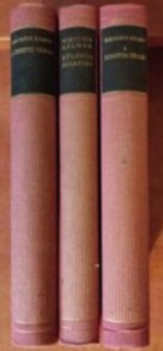 Miksz�th K�lm�n - 3 db Miksz�th k�nyv/arany sorozat/: A fekete v�ros - K�l�n�s h�zass�g-A dzsentri f�szek