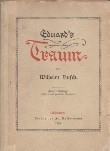 Wilhelm Busch - Eduards Traum