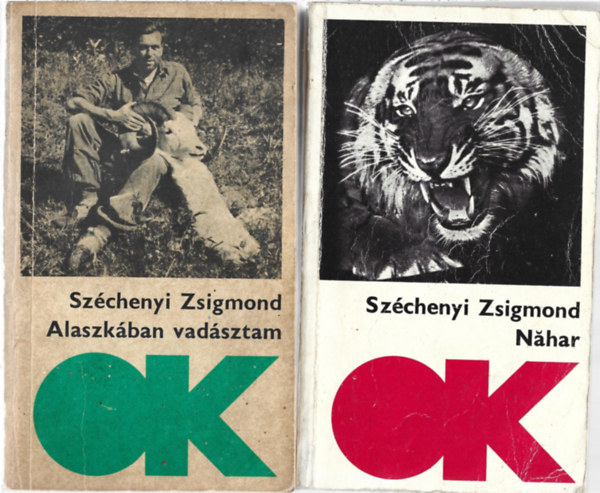 Szchenyi Zsigmond - 2 db Olcs Knyvtr. Alaszkban vadsztam, Nhar