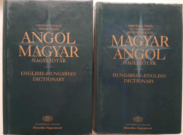 Orsz�gh L�szl�; Fut�sz Dezs�; K�vecses Zolt�n; Magay Tam�s - Angol-magyar �s Magyar-angol Nagysz�t�r