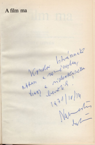 Nemesk�rty Istv�n - A film ma- dedik�lt