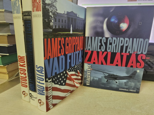 James Grippando - 4db James Grippando Vilgsikerek krimi: Utols kr+ Vltsgdj egy halottrt+ Vad futs+ Zaklats