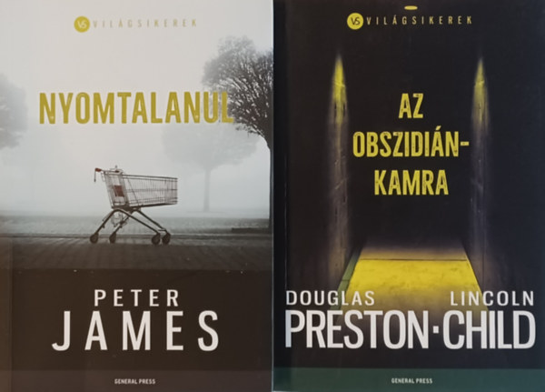 Peter James Douglas Preston  Lincoln Child - Az obszidinkamra + Peter James (2 m)