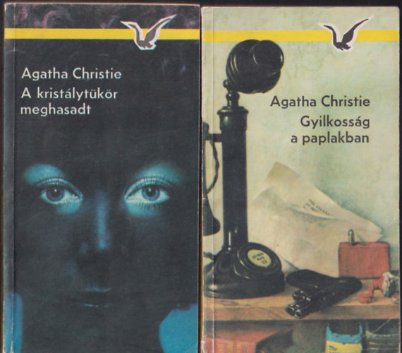 Agatha Christie - Agatha Christie könyvek (2db.): Gyilkosság a paplakban + A kristálytükör meghasadt