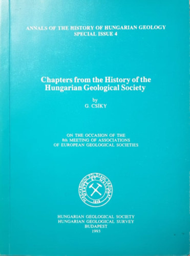 G. Cs�ki - Chapters from the History of Hungarian Geological Society