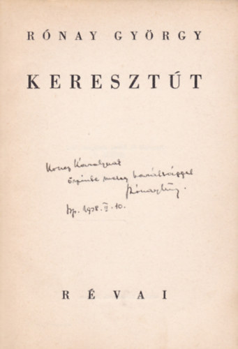 Rnay Gyrgy - Keresztt