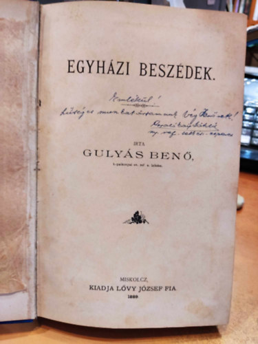 Gulys Ben - Egyhzi beszdek I-II.