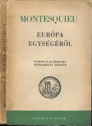 Montesquieu - Eurpa egysgrl