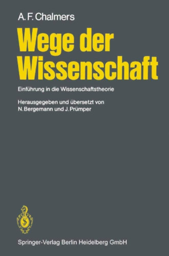 A.F. Chalmers - Wege der Wissenschaft - Einfhrung in die Wissenschaftstheorie