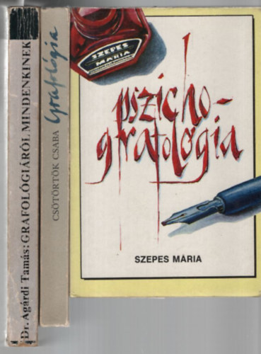 Dr. Szepes Mária, Csütörtök Csaba Agárdi Tamás - 3 db grafológiai könyv: Grafológiáról mindenkinek + Grafológia + Pszichografológia
