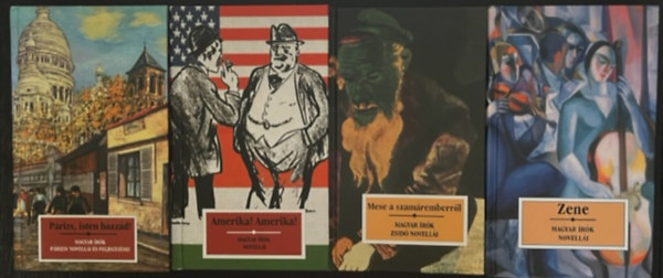 K�r�ssi P. J�zsef  (szerk) - Magyar �r�k Novell�i k�nyvcsomag (4 k�tet )