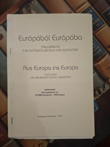 K. Csill�ry Kl�ra - Eur�p�b�l Eur�p�ba - Tanulm�nyok a 80 esztend�s Balassa Iv�n tisztelet�re - A m�traalm�si (szuhahutai) faszersz�mk�sz�t�kn�l haszn�latos fafajt�k (k�l�nlenyomat)