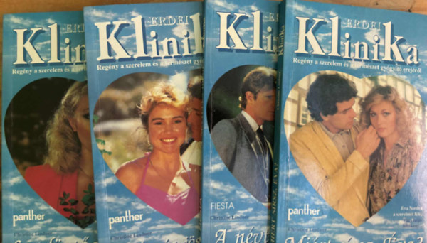 4 db Erdei Klinika romantikus knyv