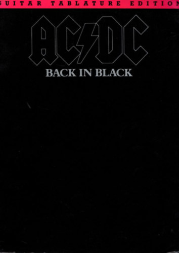 ACDC - Back in Black (Guitar Tablature Edition)