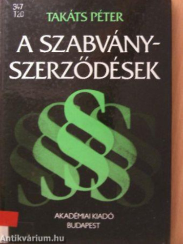 Takts Pter - A szabvnyszerzdsek