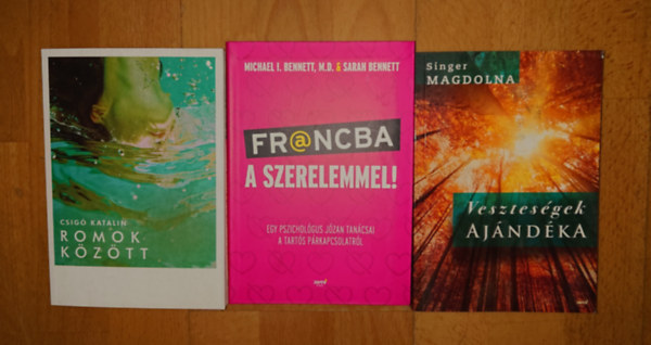Csigó Katalin, I. Bennett Singer Magdolna - 3 könyv az újrakezdés lehetőségéről: Veszteségek ajándéka, Romok között, Francba a szerelemmel!
