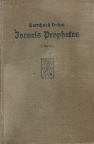 Bernhard Duhm - Israels Propheten