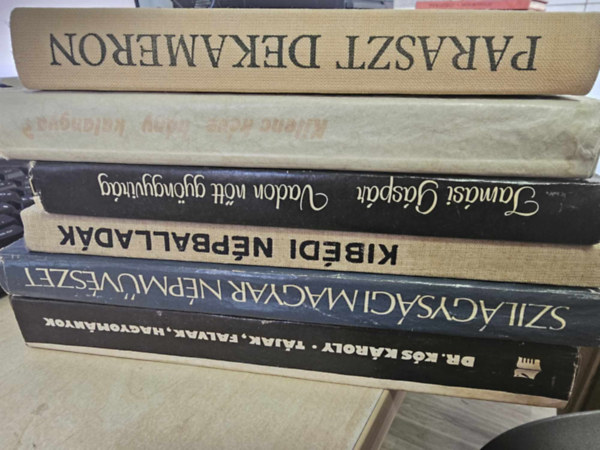 Dr. Tamási Gáspár, Nagy Olga Kós Károly - 6db-os KÖNYVMENTŐ AJÁNLAT, népművészet: Tájak, falvak, hagyományok+ Szilágysági magyar népművészet+ Kibédi népballadák+ Vadon nőtt gyöngyvirág+ Kilenc kéve hány kalangya?+ Paraszt dekameron