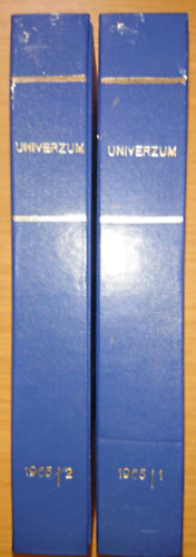 Az Univerzum foly�rat 1965-�s �vfolyam�nak 12 sz�ma egybek�tve - k�t k�tetben