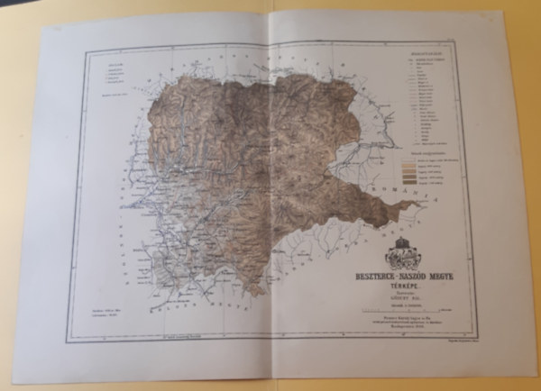 G�nczy P�l - Kogutowicz Man� - Beszterce-Nasz�d Megye t�rk�pe