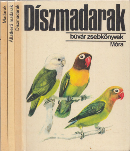3db Bvr zsebknyv - llatkerti madarak + Dszmadarak + Madarak