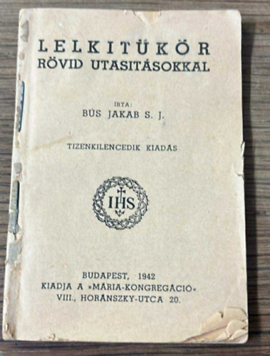 B�s Jakab S.J. - Lelkit�k�r (R�vid utas�t�sokkal)