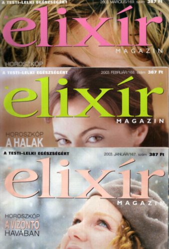 Dr. Nagy Rbert - Elixr magazin  2003. ( 1-12. szm, teljes vfolyam )