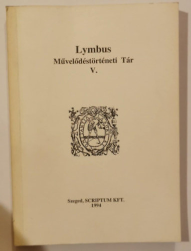 Nincs - Lymbus-Művelődéstörténeti tár V.