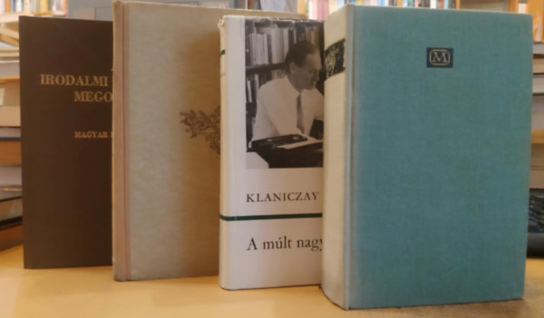 Klaniczay Tibor - 4 db Klaniczay Tibor: A mlt nagy korszakai + A magyar regny + Az irodalmi mveltsg megoszlsa + Renesznsz s barokk
