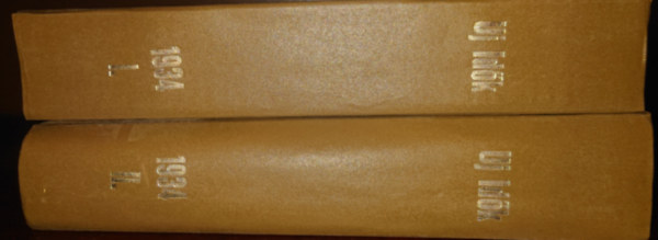 Az Új idők teljes 1934-es évfolyama 2 kötetbe kötve