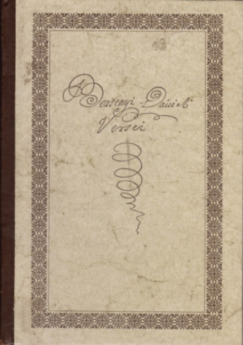 Berzsenyi D�niel - Berzsenyi D�niel versei (Mer�nyi Oszk�r tanulm�ny�val)