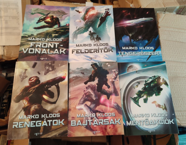 Marko Kloos - Frontvonalak sorozat 1-6. (Frontvonalak, Feldertk, Tengerszek, Renegtok, Bajtrsak, Mentakcik)