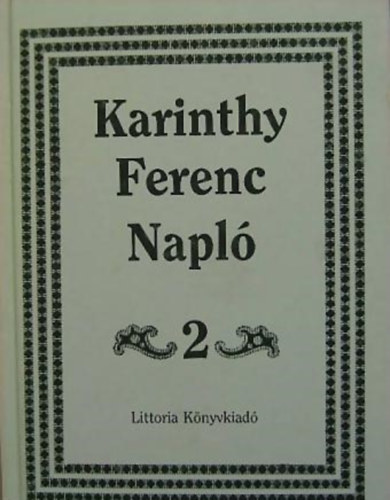 Karinthy Ferenc - Napl 2