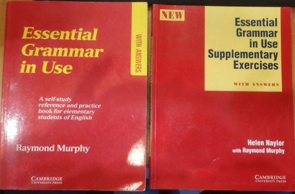 Raymond Murphy Helen Naylor - 2 db Essential Grammar in Use Supplementary Exercises with Answers + New Essential Grammar in Use Supplementary Exercises with Answers