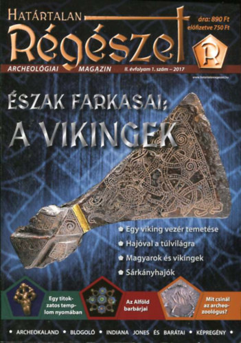 Szilágyi Kata (szerk.) - Határtalan régészet II. évfolyam 1. szám 2017
