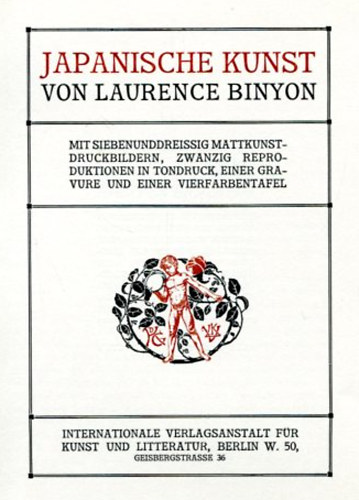 Laurence Binyon - Kunst der Gegenwart - Zweiter Jahrgang - Band V: Japanische Kunst