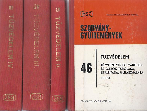 Szabv�nygy�jetem�nyek 46-49. T�zv�delem I-IV.