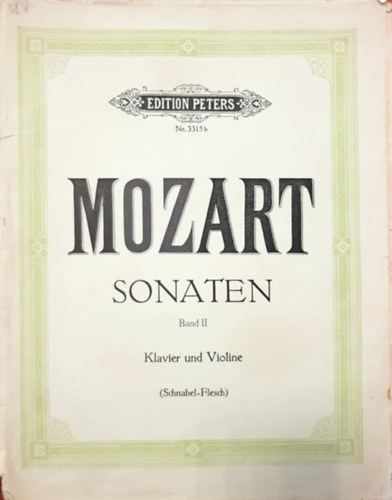 W. A. Mozart - Sonaten für Klavier und Violine Band II.