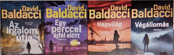David Baldacci - Atlee Pine sorozat 1-4. (Az irgalom �tja, Egy perccel �jf�l el�tt, Napvil�g, V�g�llom�s)
