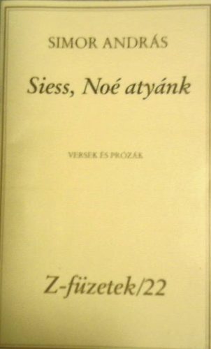 Simor Andrs - Siess, No atynk (Z-fzetek/22)