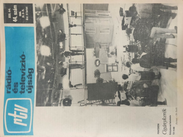 Rtv (Rádió- és televízióújság) 44, XXXI. évf. 1986. XI. 3-9.