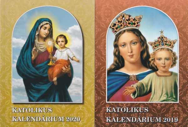 Czoborczy Bence  (szerk.) - 2 db Katolikus Kalend�rium 2019 , 2020