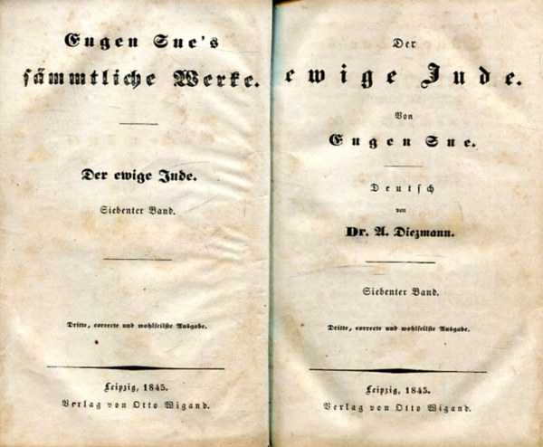 Eugen Sue - Der ewige Jude