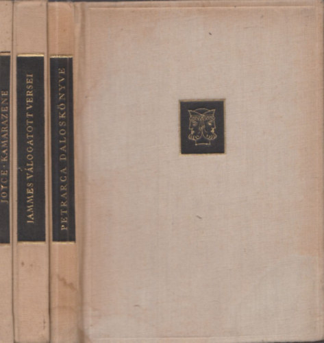 3db a Janus könyvek sorozatból - Francesco Petrarca daloskönyve + Francis Jammes válogatott versei + James Joyce: Kamarazene