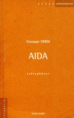 Verdi - Aida - szvegknyv