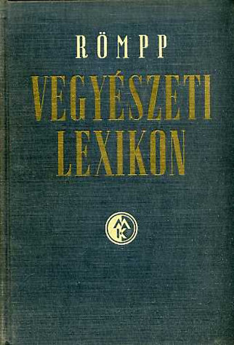 R�mpp - Vegy�szeti lexikon I-III.