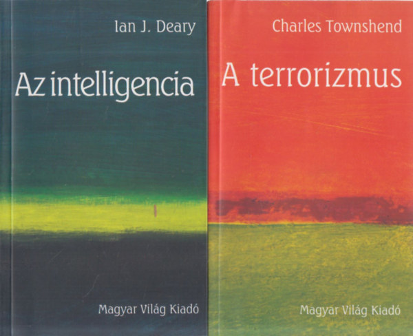 Ian J. Deary, Charles Townshend - 2 db. Summa knyvek (Az intelligencia + A terrorizmus)