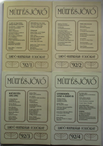 M�lt �s j�v� (zsid� kultur�lis foly�irat 1992/1-4.teljes �v)