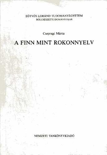 Csepregi Mrta - A finn mint rokonnyelv