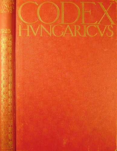 Dr. Trfy Gyula - Codex Hungaricus - Magyar trvnyek - 1925. vi trvnycikkek az sszes l trvnyek trgymutatjval